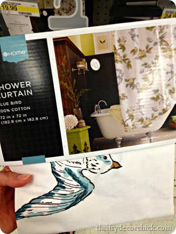 bird shower curtain Target