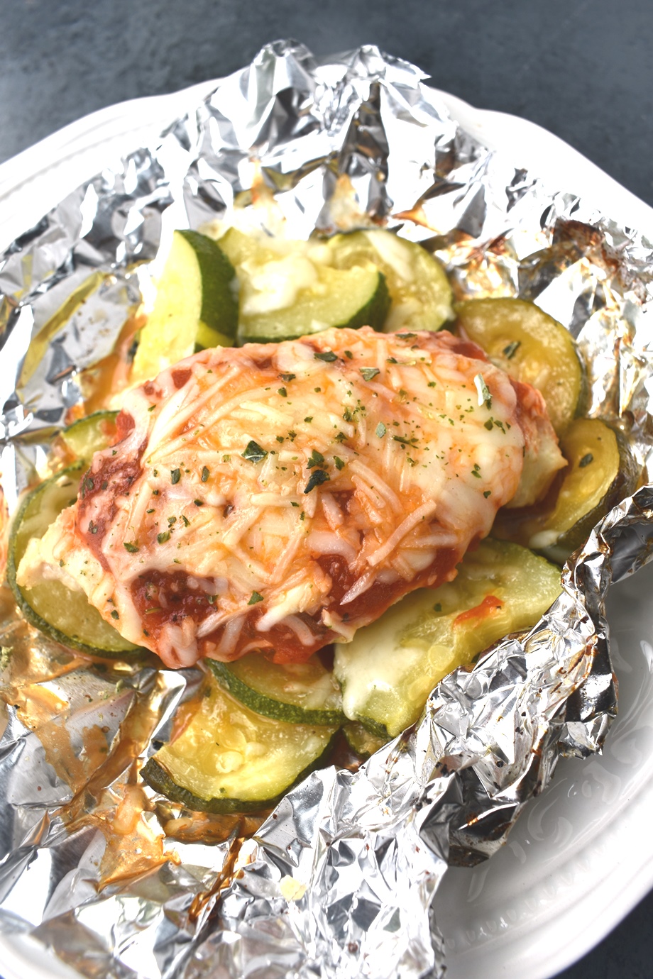 Chicken Parmesan Foil Packets