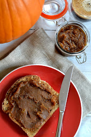 slow cooked pumpkin butter with spices and coffee