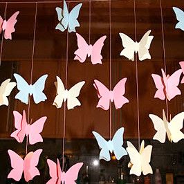 butterfly wall decor idea