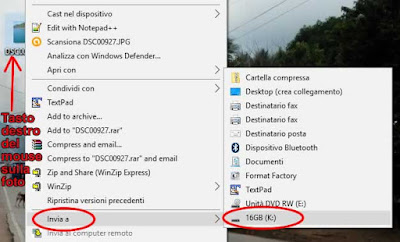 Come copiare una foto su una chiavetta usb