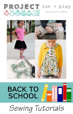 Back to School sewing tutorials from Project Run and Play