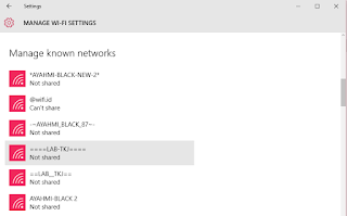 CARA MELAKUKAN "FORGET NETWORK" DI WINDOWS 10