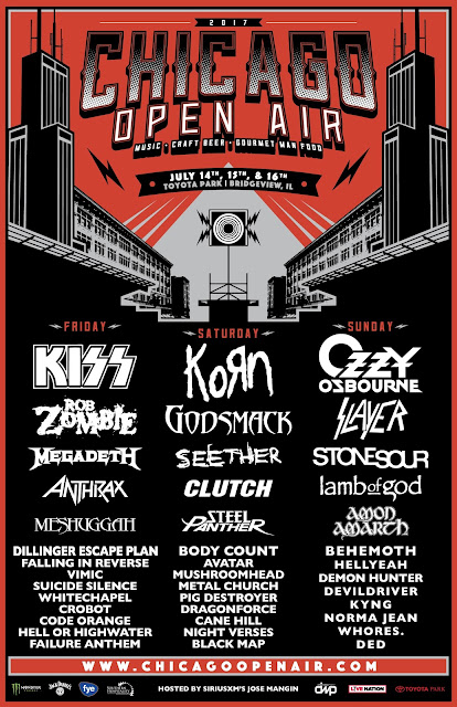 Chicago Open Air Festival Line Up 2017