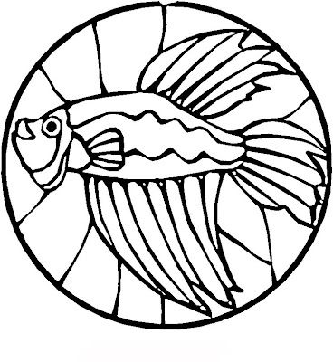 FISH COLORING PAGES