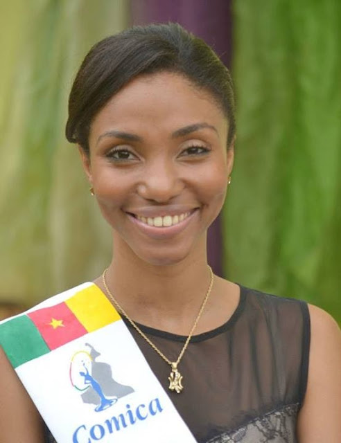 Miss World Cameroun Cameroon 2013 winner Denise Valerie Ayena