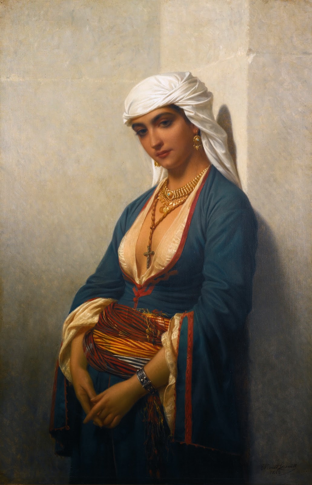 Paintings by French artist Émile Charles Hippolyte Lecomte-Vernet (1821-1900)