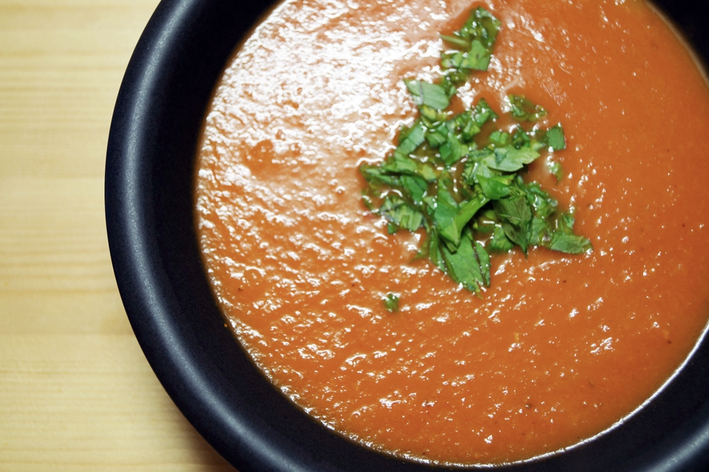 frische Tomatensuppe