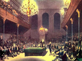 The House of Commons,  from The Microcosm of London (1808-10)