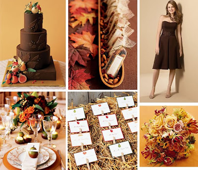  rustic wedding perfect for Fall 4tier chocolate wedding cake 