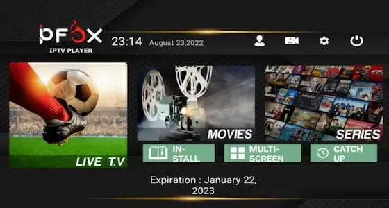 التطبيق الاسطورى IPFOX TV لمشاهدةالقنوات الرياضية والعربية المشفرة والافلام والمسلسلات
