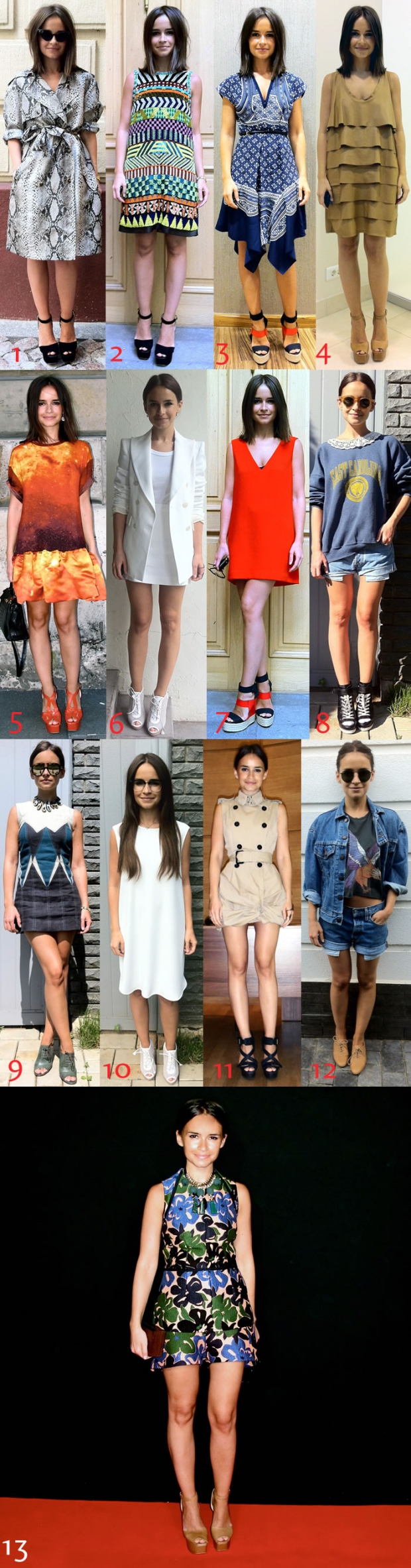 13 looks da elegantíssima Miroslava Duma-Verão 2012