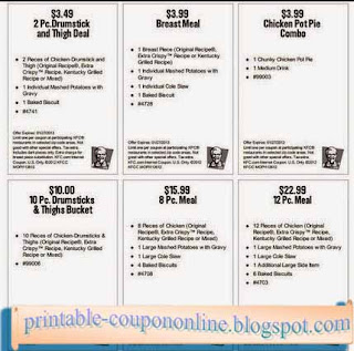 Free Printable Kfc Coupons