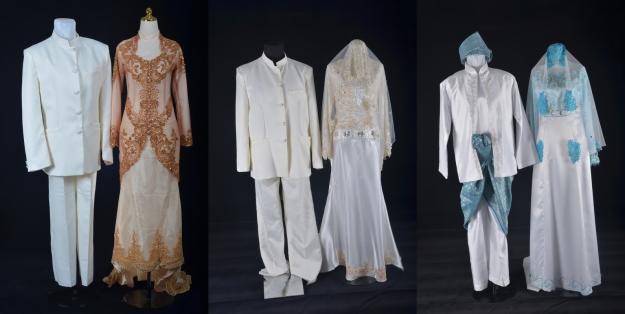 Design baju nikah bersanding Cinta Hati As