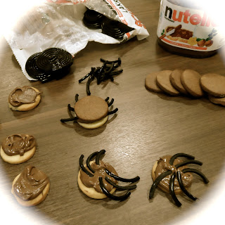 Galletas de Halloween araña