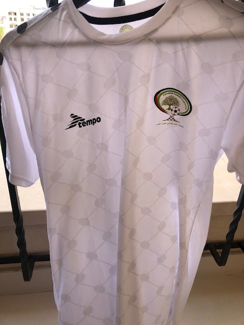 Football Kit Review Palestine Away Shirt 2023..