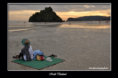 Noppharat Thara Beach, Ao Nang Beach, Pantai, Sunset, Senja, Krabi, Thailand, Phuket, Backpacking, travel, south east asia