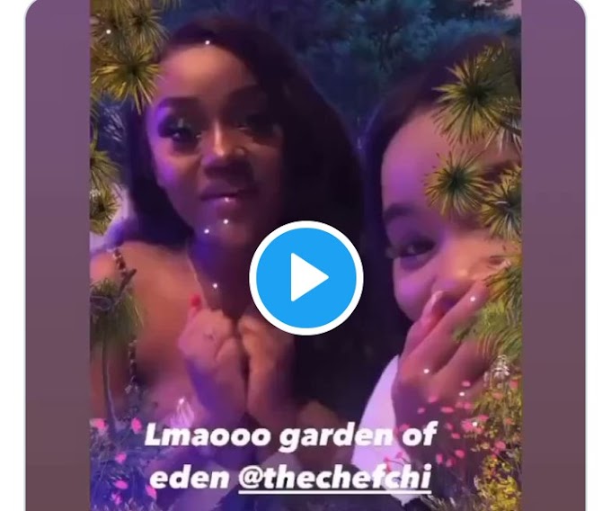 Moment Davido's Girlfriend Chioma thechefchi Showing Off Herself Goes Wild 