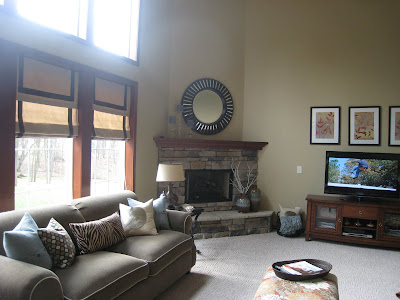 Site Blogspot  Orange Family Room on Clark  Virtual Decorating Project  Creating A Cozy Family Room