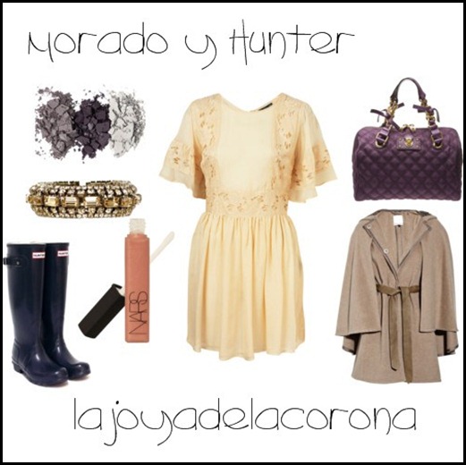 beige   morado hunter