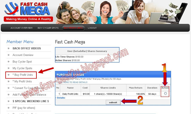 fast cash mega profitclicking