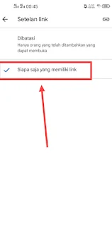 7. Cara Share Link Google Drive Android 2022