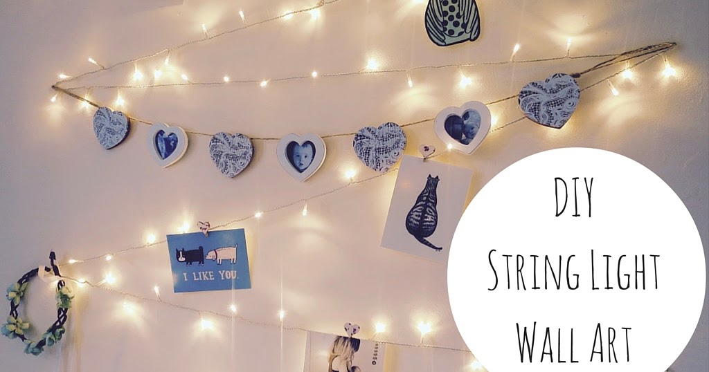 DIY String Light  Wall  Art Decoration 