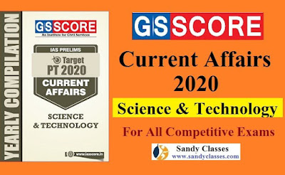 Current Affairs 2020 Yearly GS SCORE Target - Science & Technology