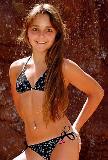 Britain's Skanky Future Former PreTeen Bikini Model Now Pregnant at Age 15