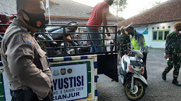  Puluhan Pengendara Motor Terjaring Operasi Yustisi Polsek Pacet