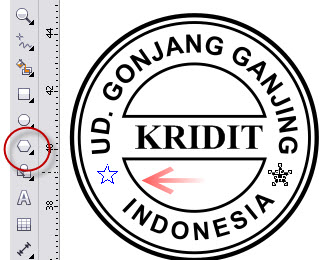 Membuat Stempel  Palsu dg CorelDRAW Belajar CorelDRAW