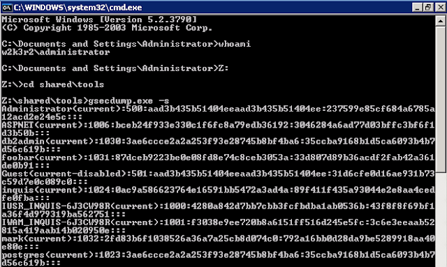 Bernardo Dag Dump Windows Password Hashes Efficiently Part 1