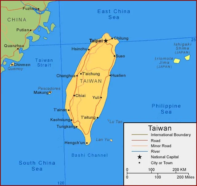 image: Taiwan Map HD