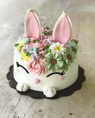 ideias de decoração de bolo para Páscoa