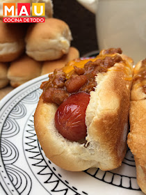 chili dogs beans con carne delicioso para piñata los mejores estilo monterrey