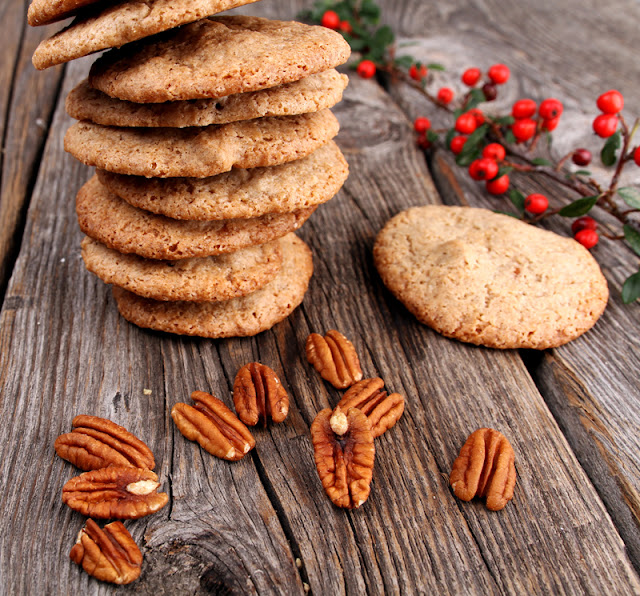 Oppskrift Veganske Kryddercookies Pekannøtter Julecookies Allehånde Kanel Kardemomme Hjemmebakte