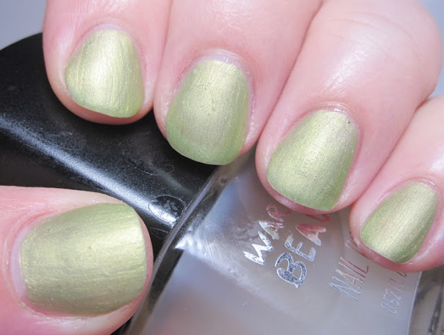 toning the metallic look down with matte topcoat