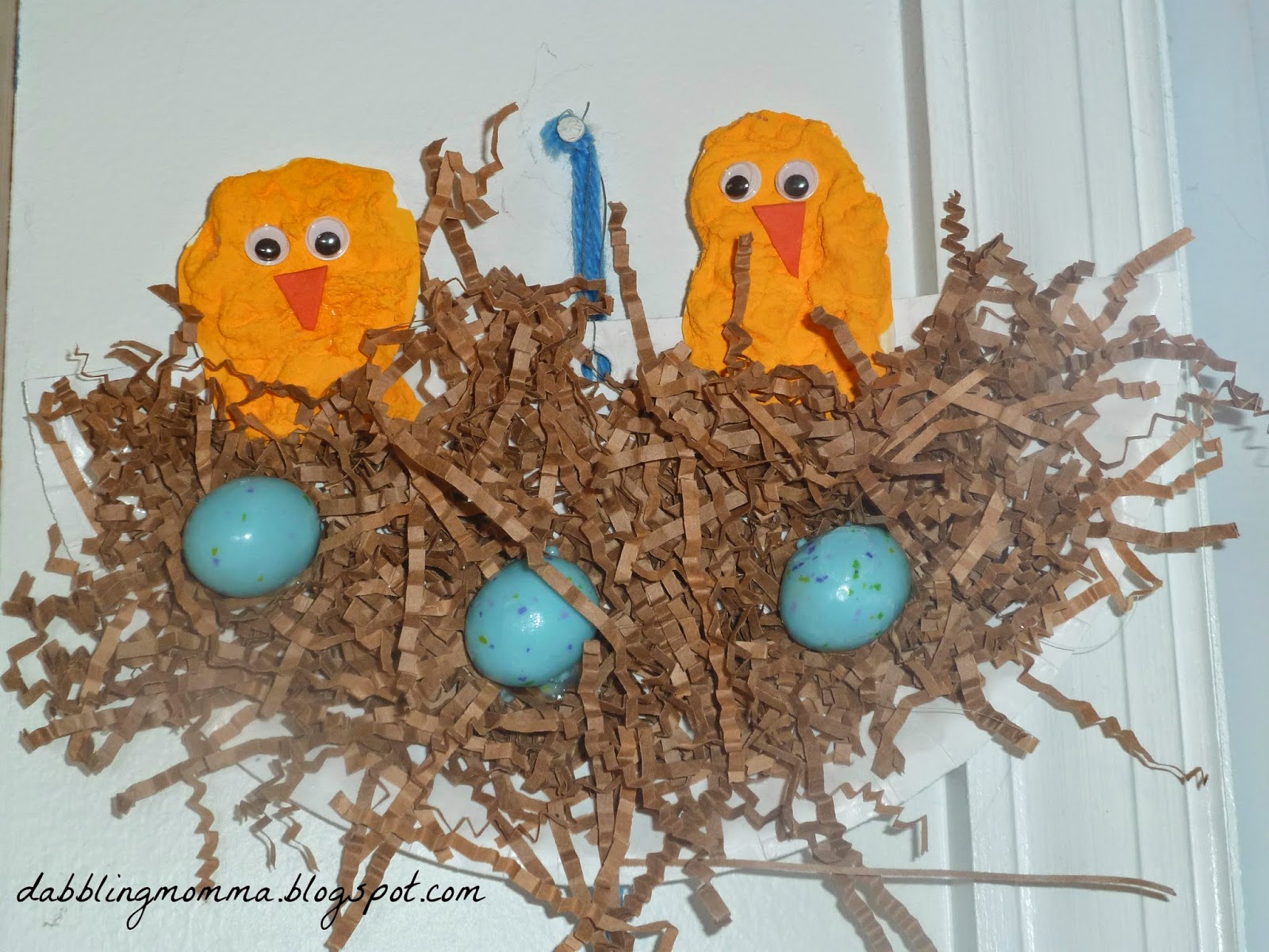 Dabblingmomma: Birds Nest With Eggs