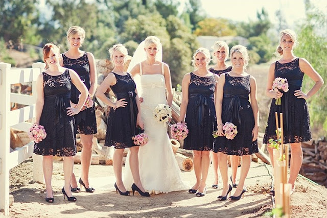 lace bridesmaid dresses