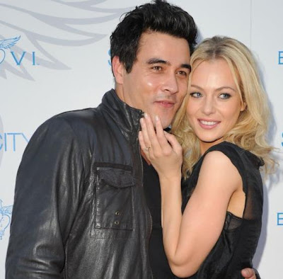 James Stewart and Jessica Marais