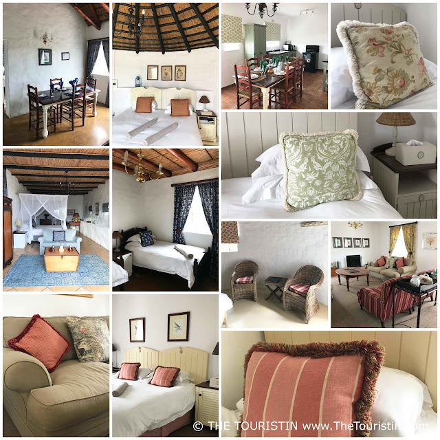 Country style interior design in the cottages and suites at the De Hoop Nature Reserve