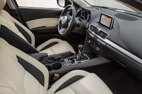 Interior view of 2016 Mazda 3 S 5-Door Grand Touring