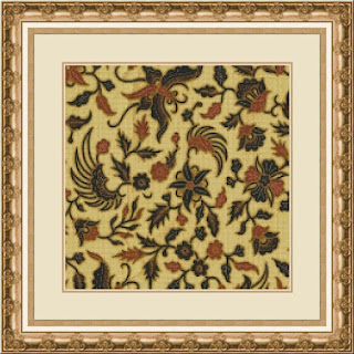 batik cross stitch pattern