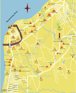 Bagan Temple Map