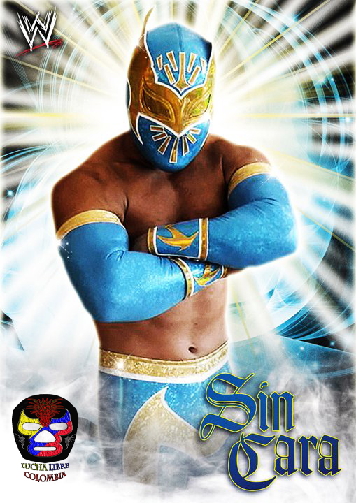 wwe sin cara mask. wwe sin cara without mask. wwe