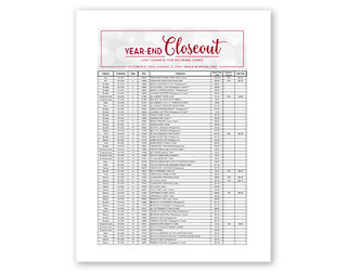  Download a .pdf of the full Year-End Closeout List
