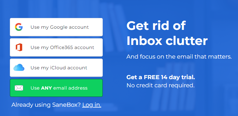 Power your inbox with SaneBox email unsubscribe tool