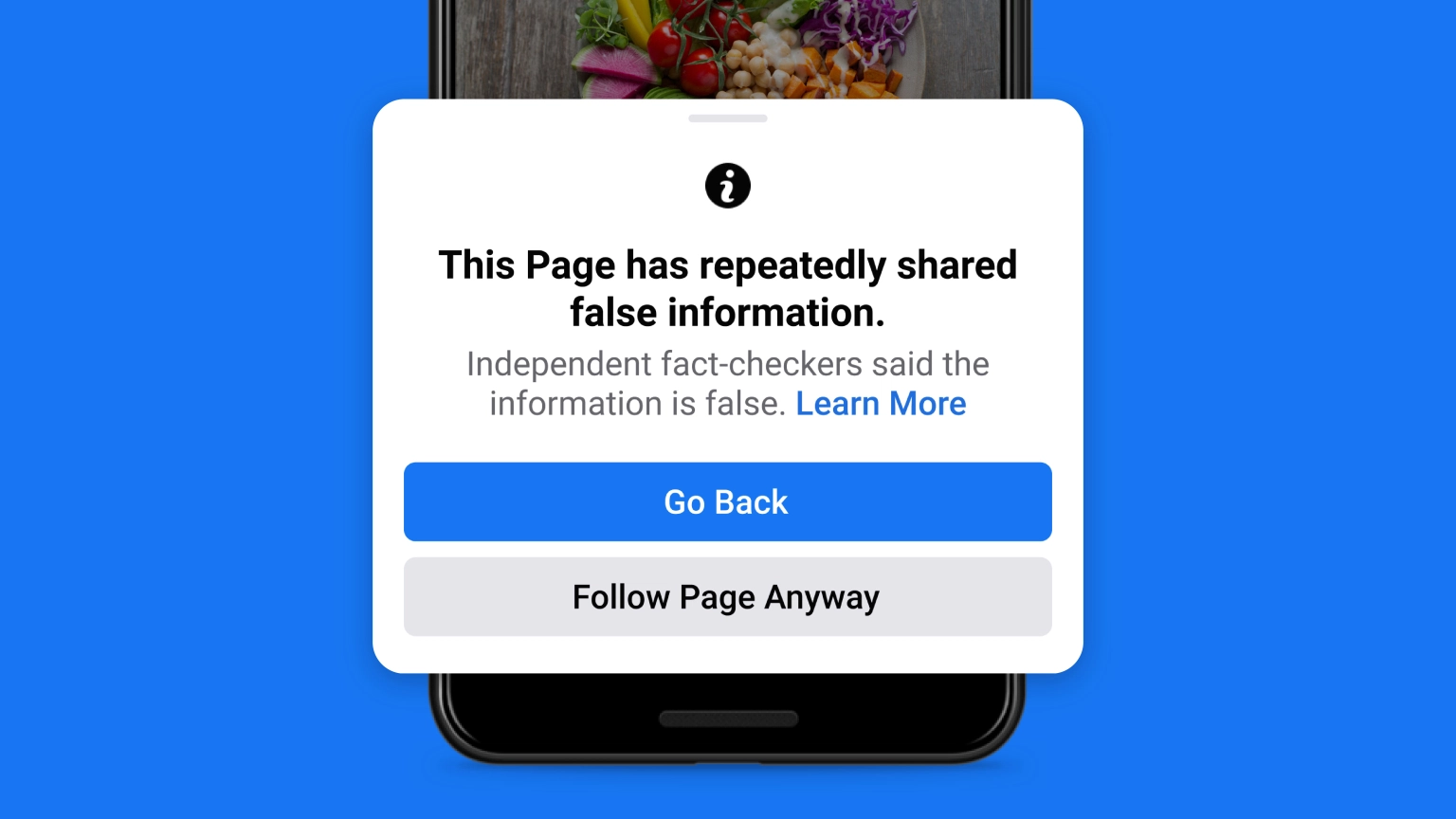 Nuove misure di Facebook contro pagine e profili che condividono Fake News