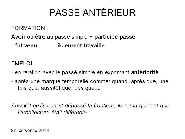 Le passé antérieur - gramatyka - Francuski przy kawie