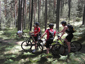 Ruta en bici de Cercedilla a Segovia, junio 2012